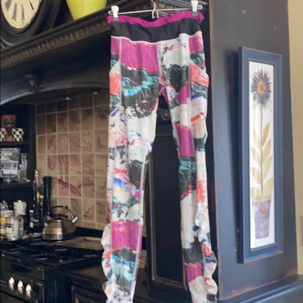 Marble Lulu Lemon Leggings